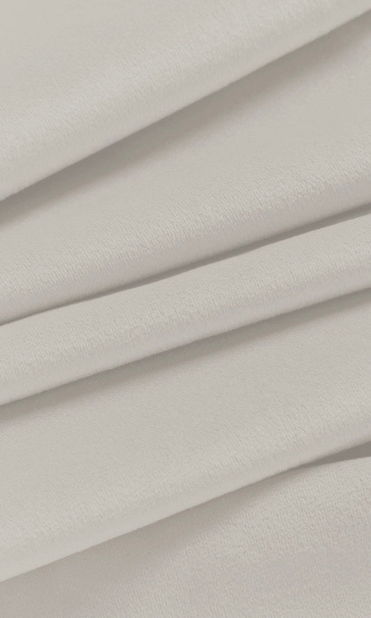 Velvet Home Décor Fabric Sample (Warm White)