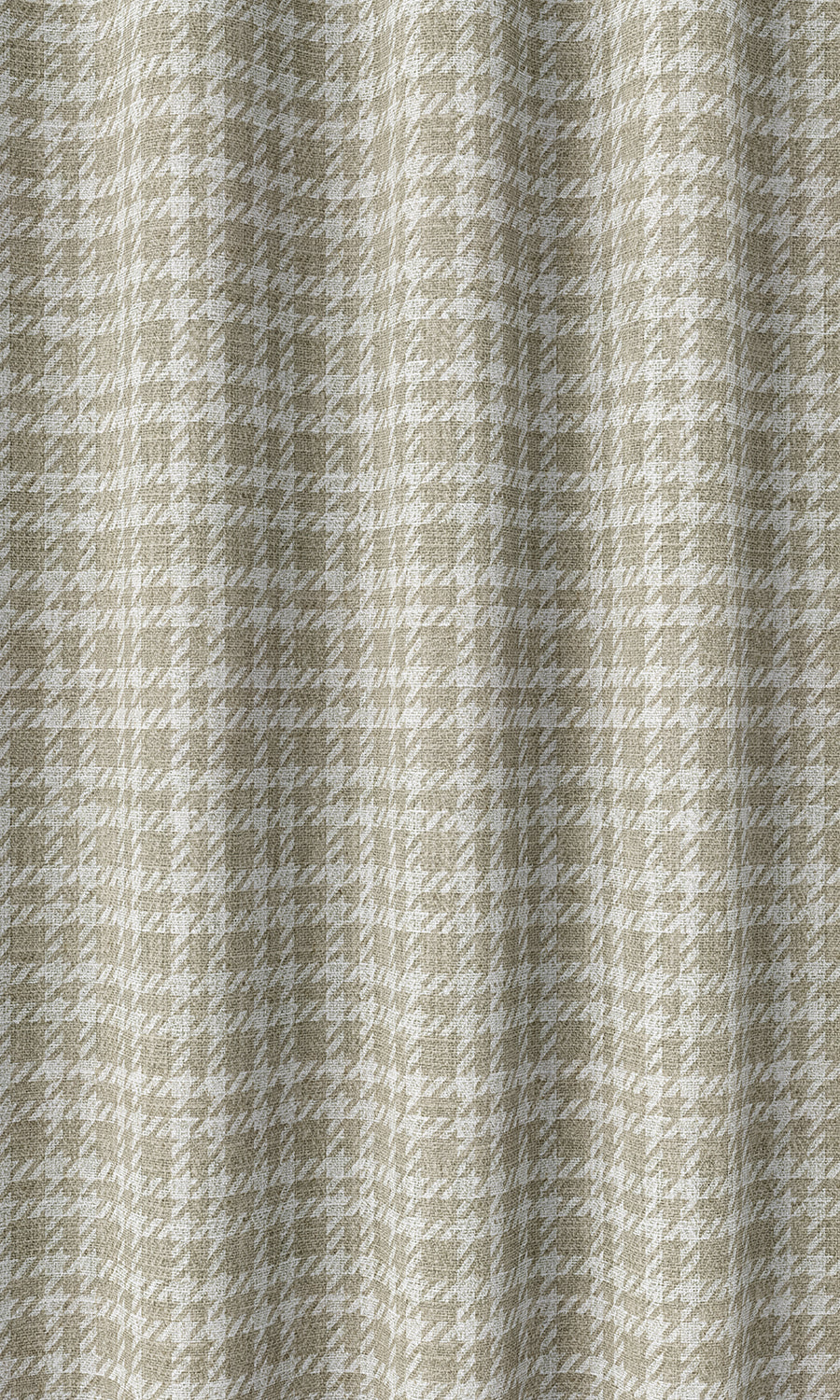 Striped Home Décor Fabric Sample (Sand Beige/ White)
