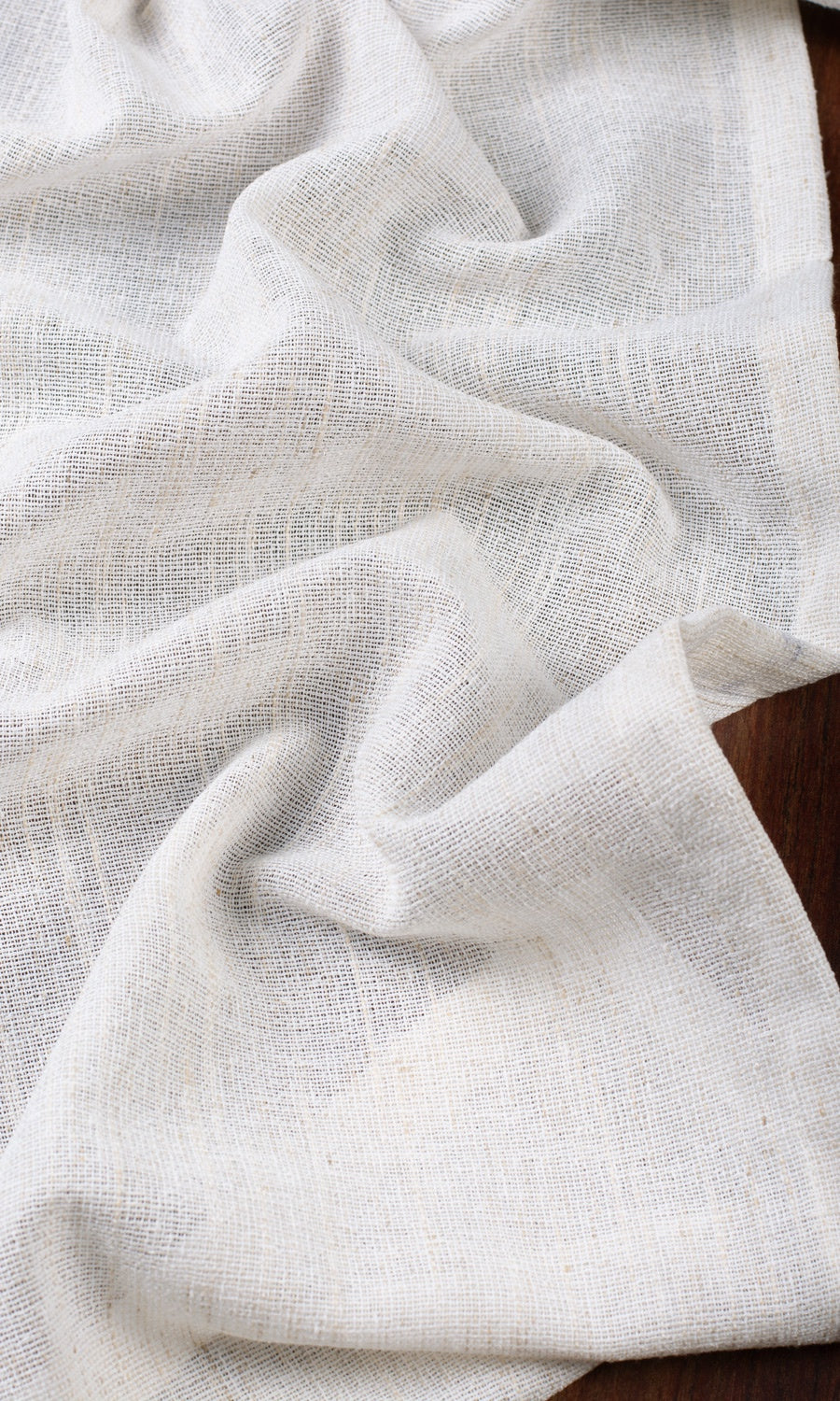 Poly-Linen Sheer Roman Blinds & Window Shades (Ivory)