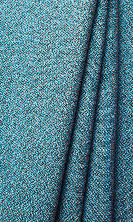 Cotton Fabric Blinds (Blue)