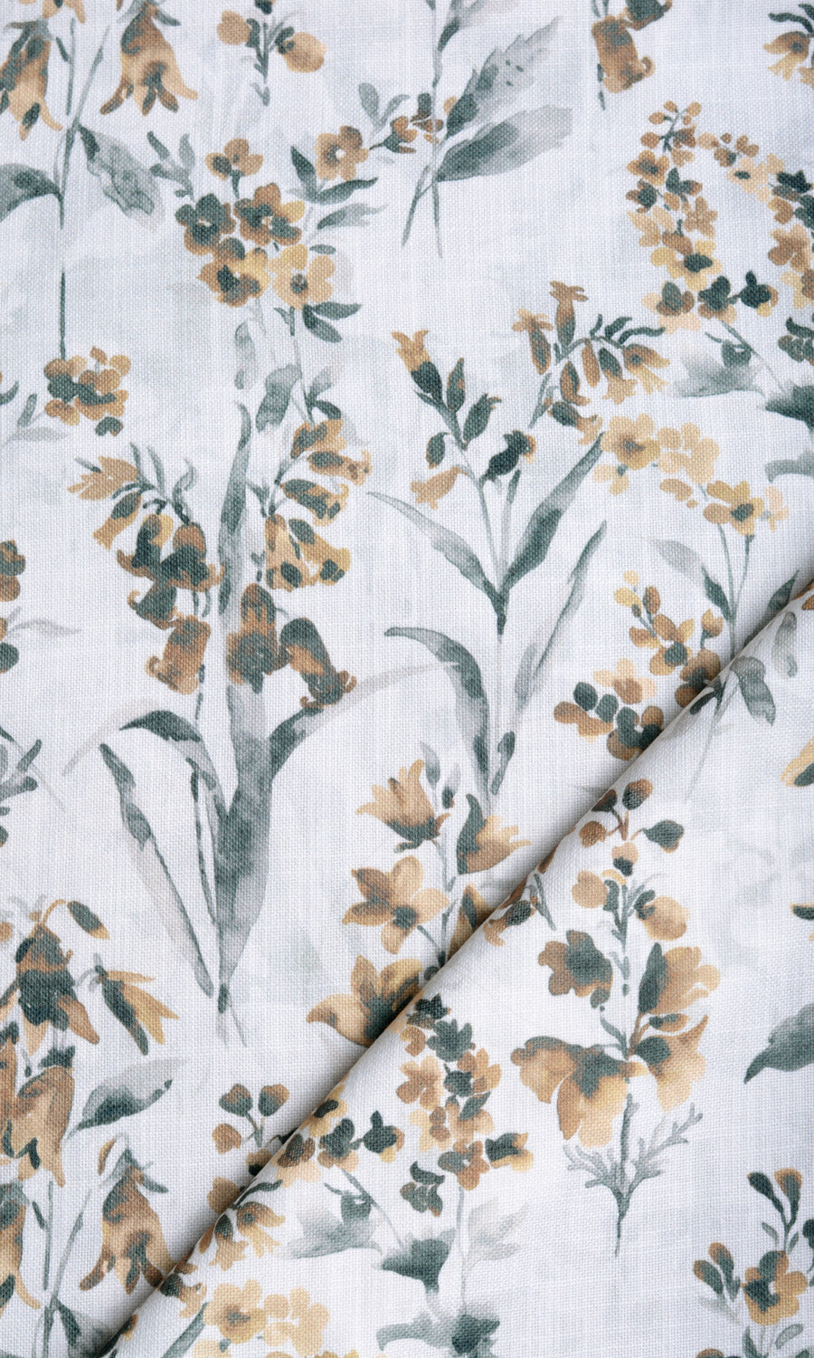 Floral Print Flat, Plain, Fake, Faux, European Relaxed Roman Blinds (Beige/ Brown)