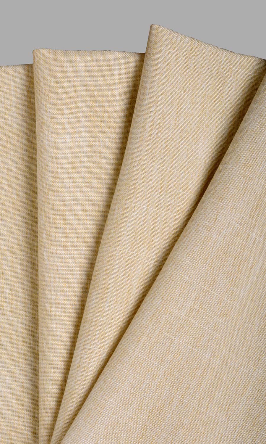 Plain Linen Texture Blinds (Yellow Beige) Extra Long Short Wide