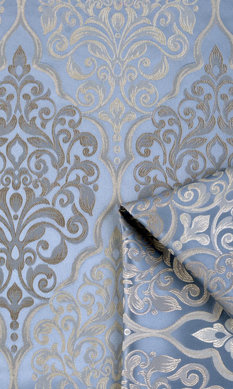 Patterned / Printed / Damask / Paisley / Floral Window Treatments Fabric Sample