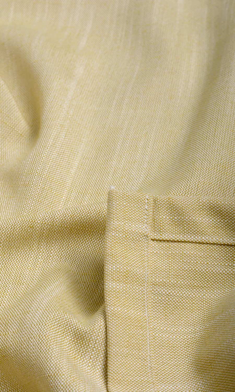 Plain Linen Texture Any Size Style Roman Blinds (Yellow)