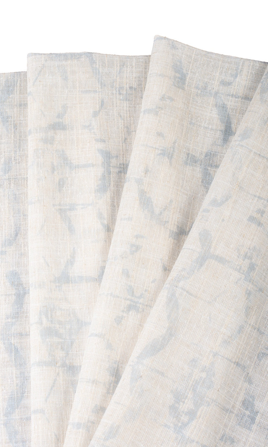Self-Patterned Sheer Made-to-Measure Roman Blinds (Cream/ Grey)