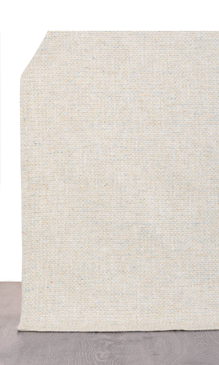 Textured  Made-to-Measure Roman Blinds (Oatmeal Beige/ Ash Gray)