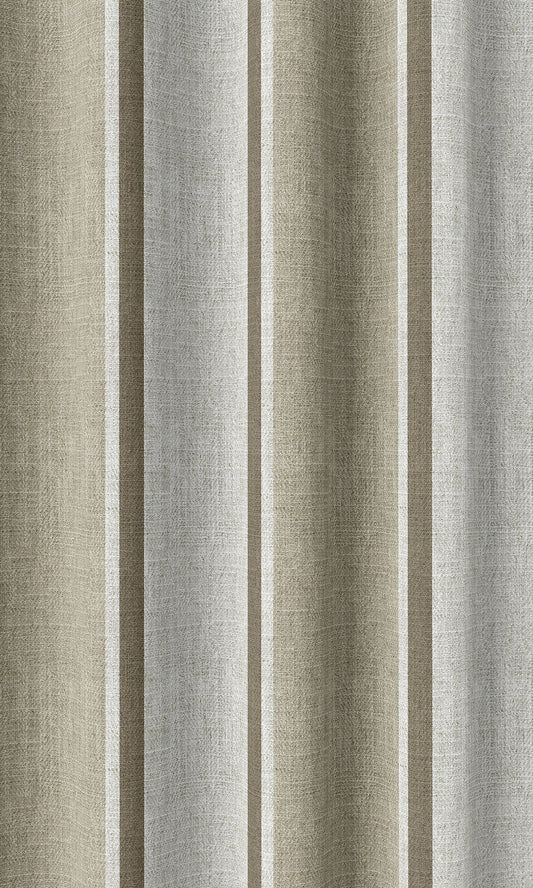 Modern Striped Home Décor Fabric Sample (Beige/ White)
