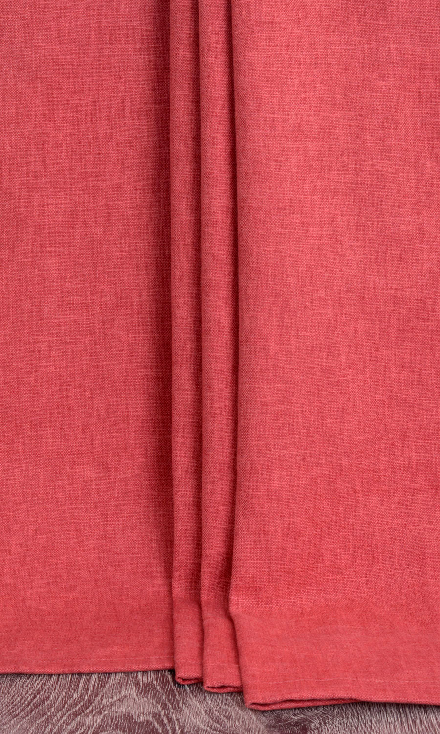 Linen-Blend Flat, Plain, Fake, Faux, European Relaxed Roman Blinds (Red)