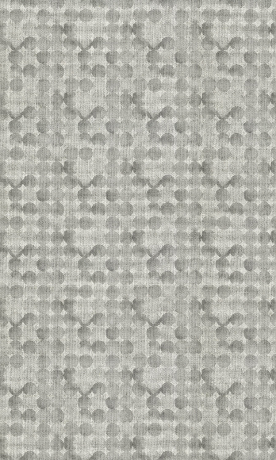 Polka Dot Free Fabric Material Sample (Pewter Grey/ White)
