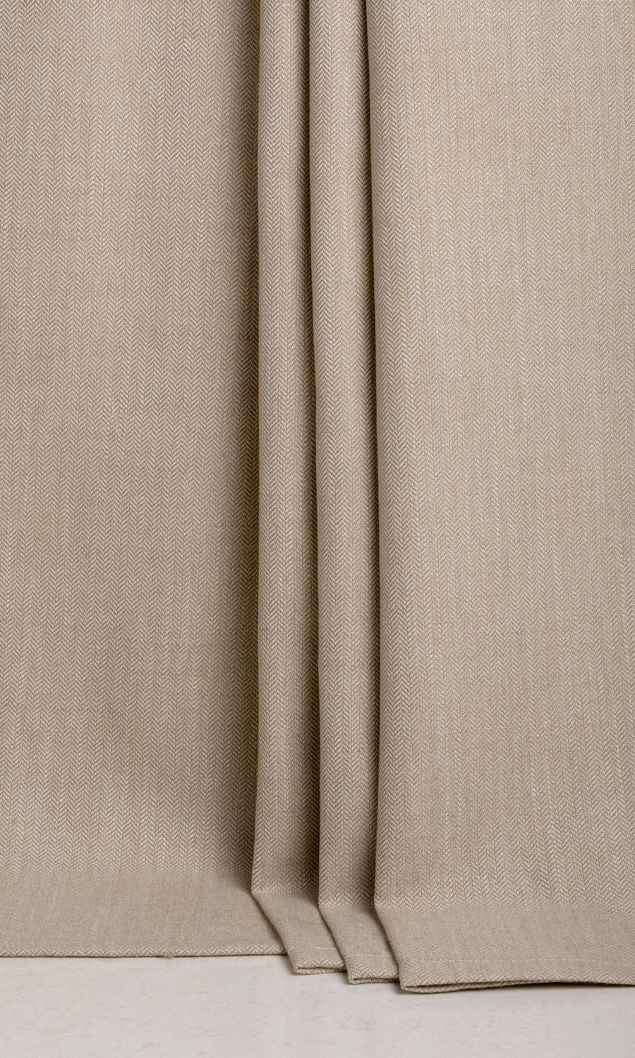 Herringbone Textured Blinds (Pale Brown) Extra Long Short Wide