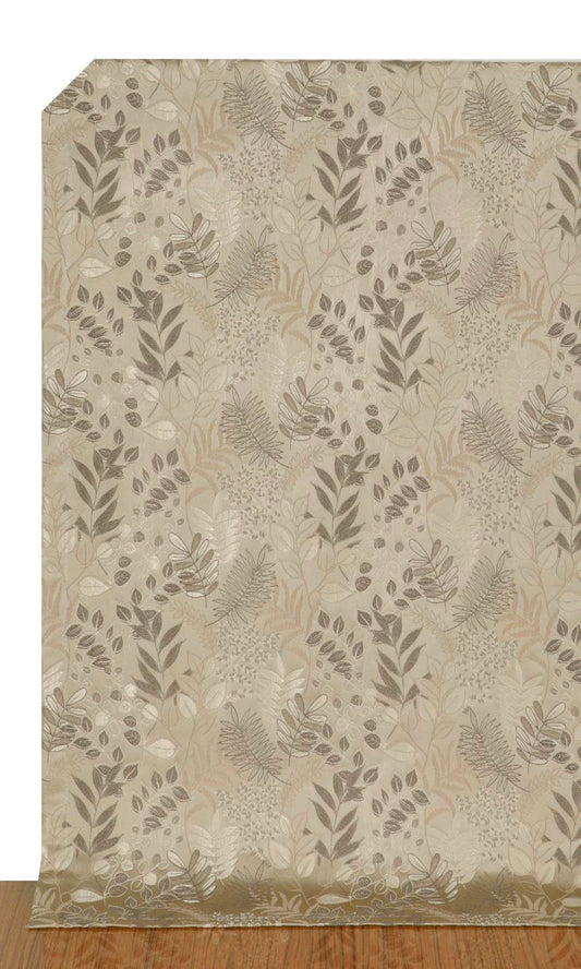 Botanical Roman Blinds (Mocha Brown)