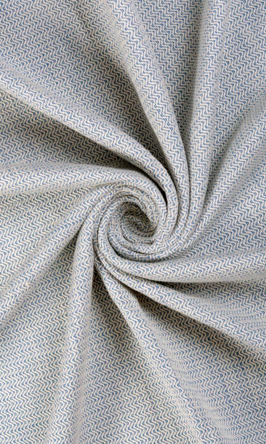 Textured  Fabric Blinds (Blue) for Living, Bedroom, Kitchen, Bathroom