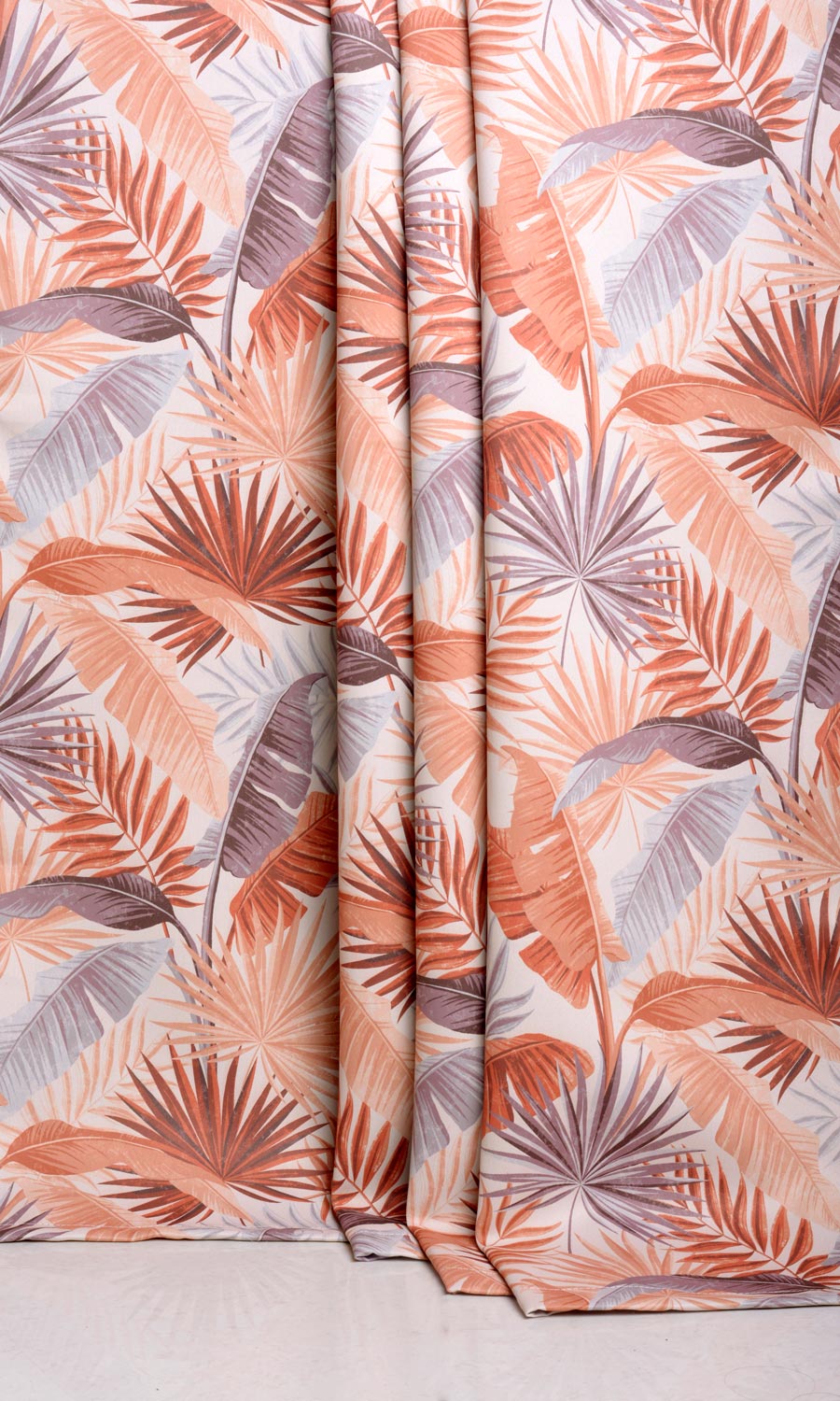 Botanical Floral Roman Blinds (Burnt Orange) for Living, Bedroom, Kitchen, Bathroom