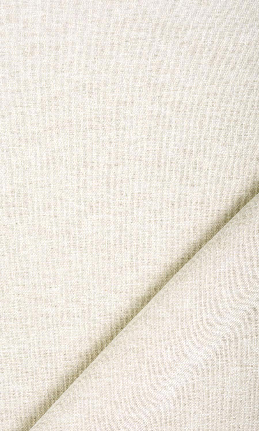 Poly-Cotton Home Textile Fabric Material Sample (Warm Ivory/ Pale Beige)