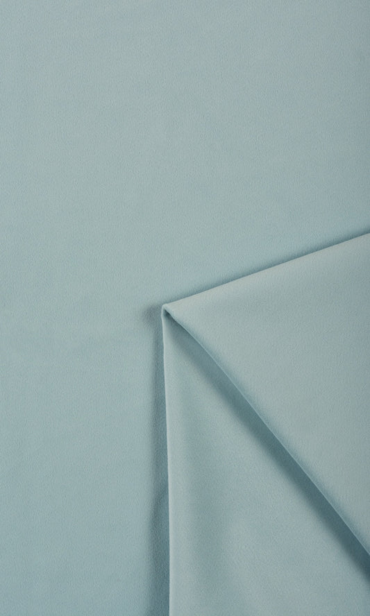 Velvet Home Décor Fabric By the Metre (Celeste Blue)