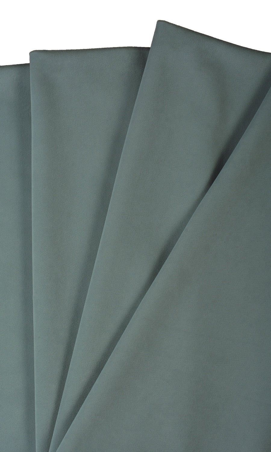Velvet Fabric Blinds (Slate Grey) Extra Long Short Wide