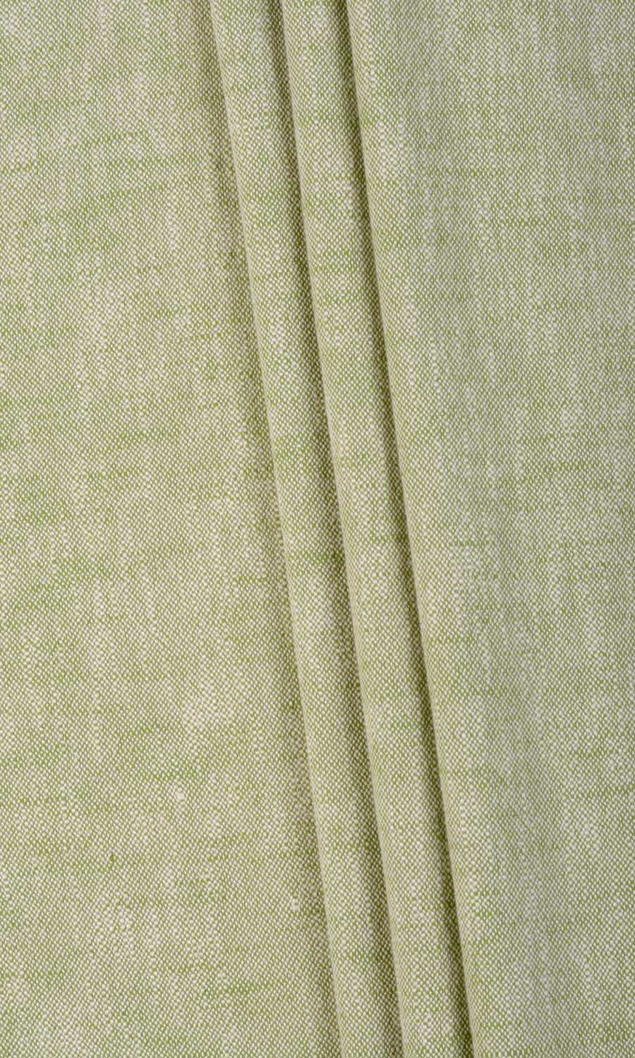 Plain Cotton Home Textile Fabric Material Sample (Light Green)