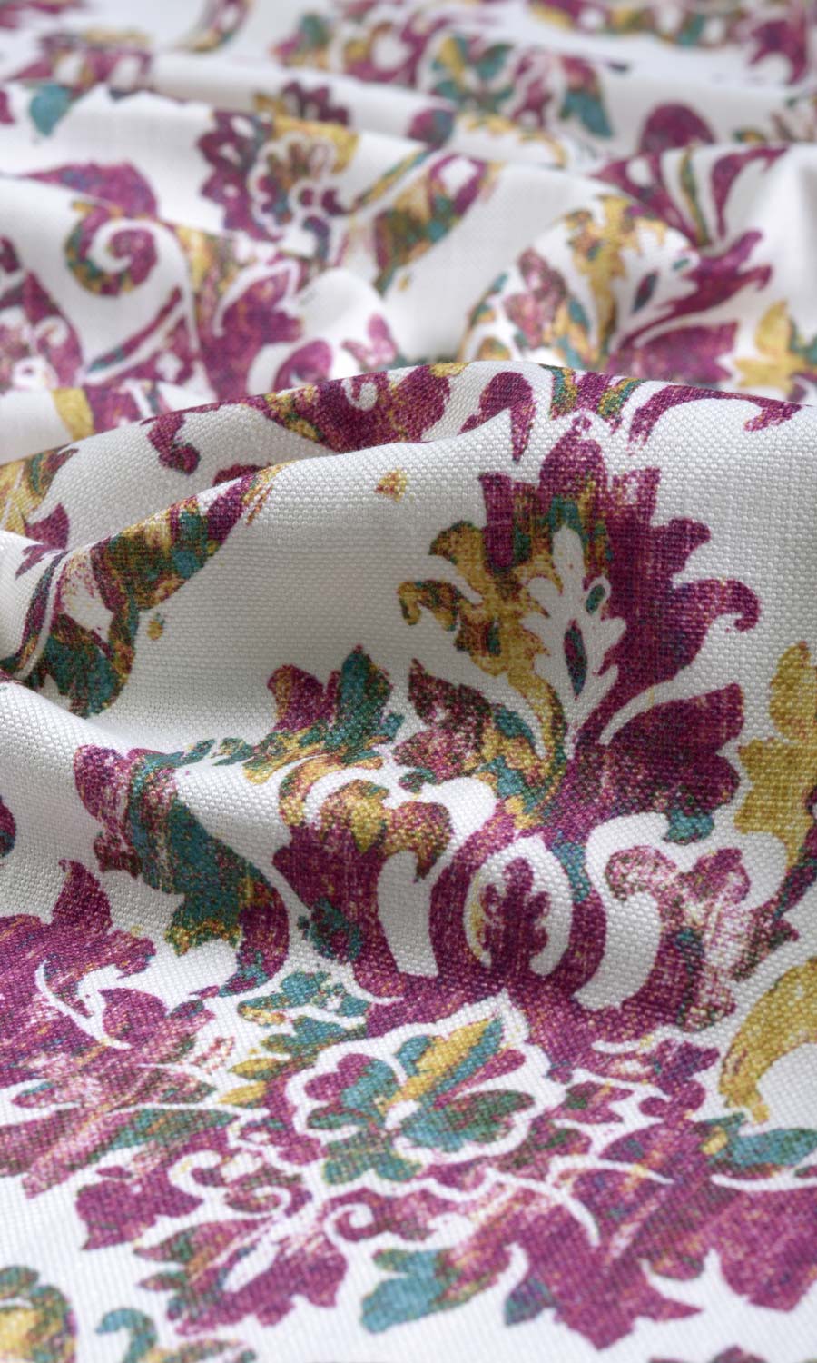 Damask / Patterned / Printed / Floral / Paisley Window Treatments Fabric Sample