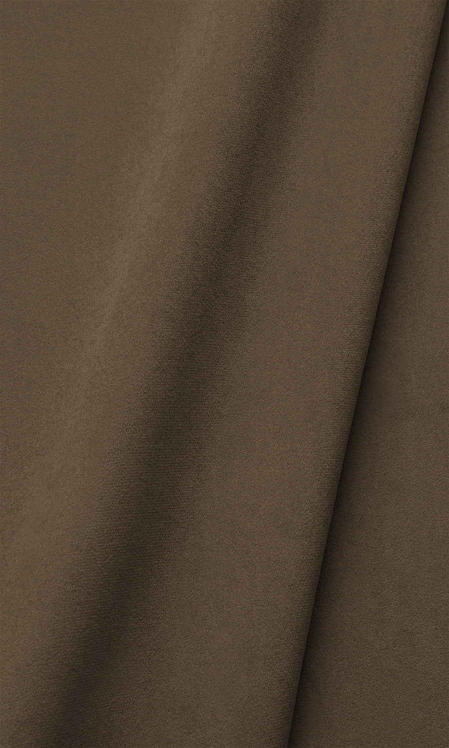 Velvet Window Treatments Fabric Sample (Coffee Brown)