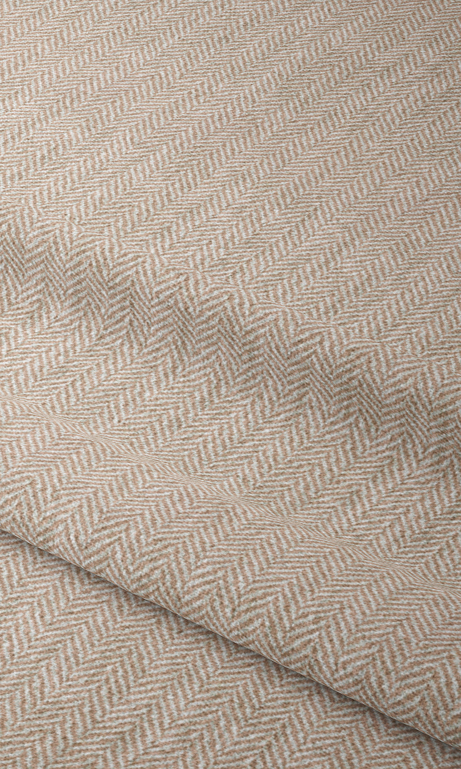 Herringbone Blinds (Blush Pink/ White) for Living, Bedroom, Kitchen, Bathroom