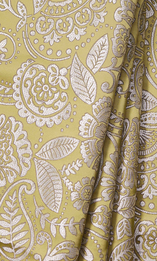 Floral Self-Patterned Shades (Green)