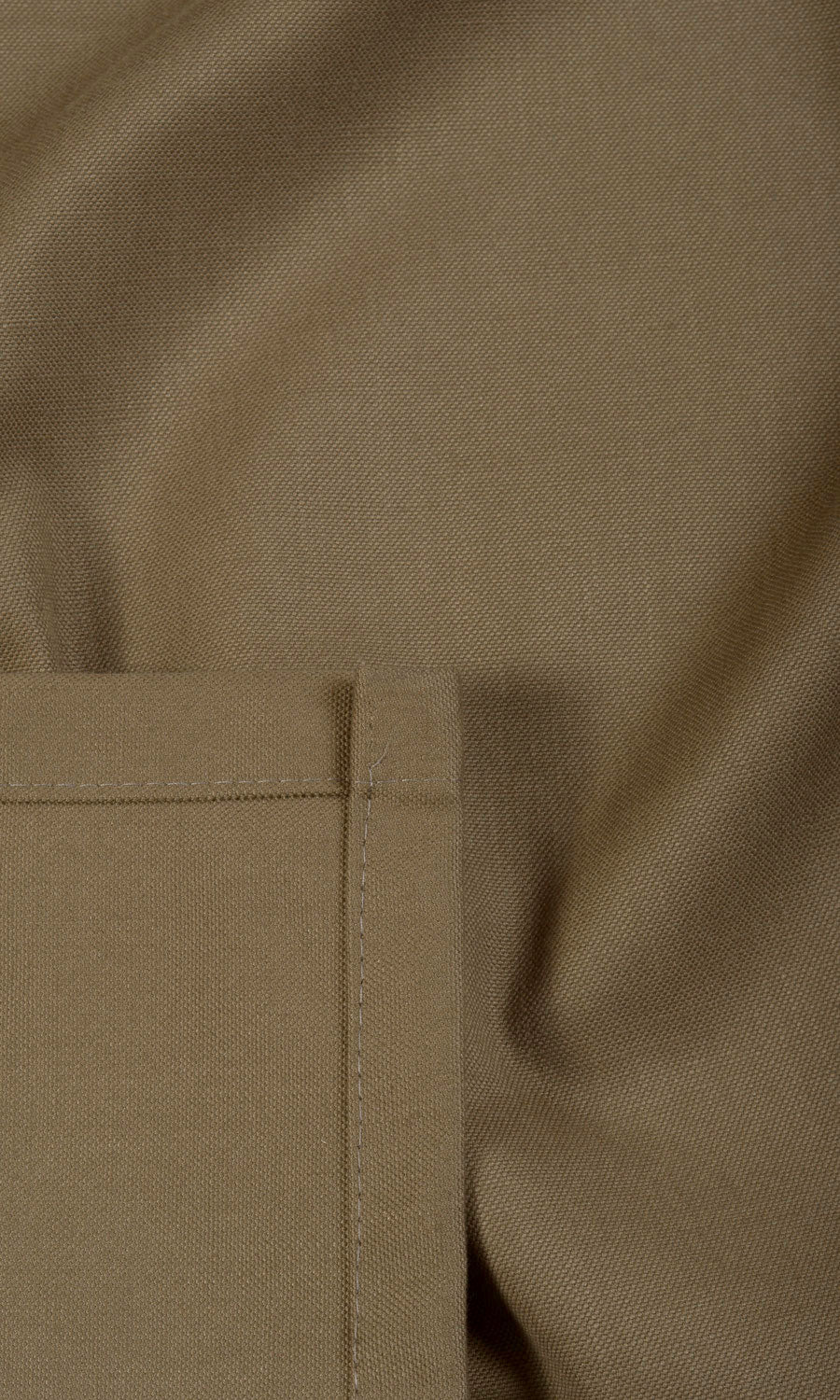 Poly-Cotton Flat, Plain, Fake, Faux, European Relaxed Roman Blinds (Brown)