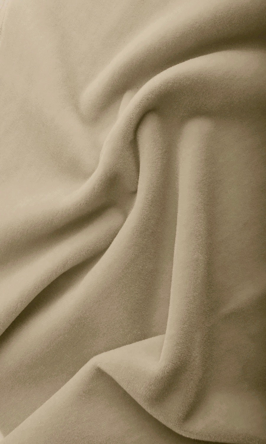 Velvet Window Treatments Fabric Sample (Beige/ Tan)