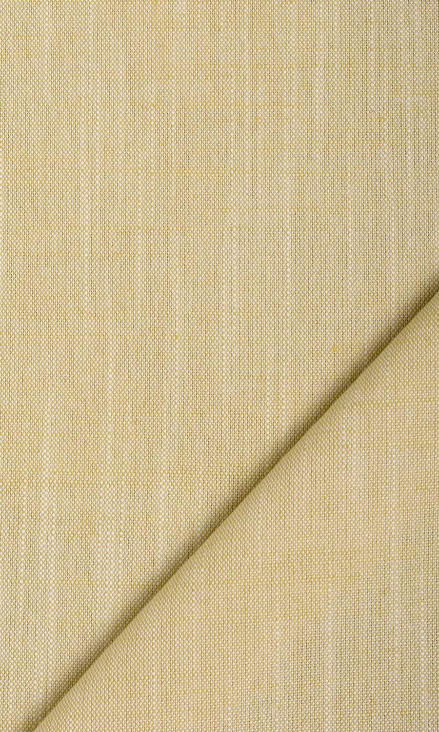 Plain Linen Texture Window Treatments Fabric Sample (Yellow)