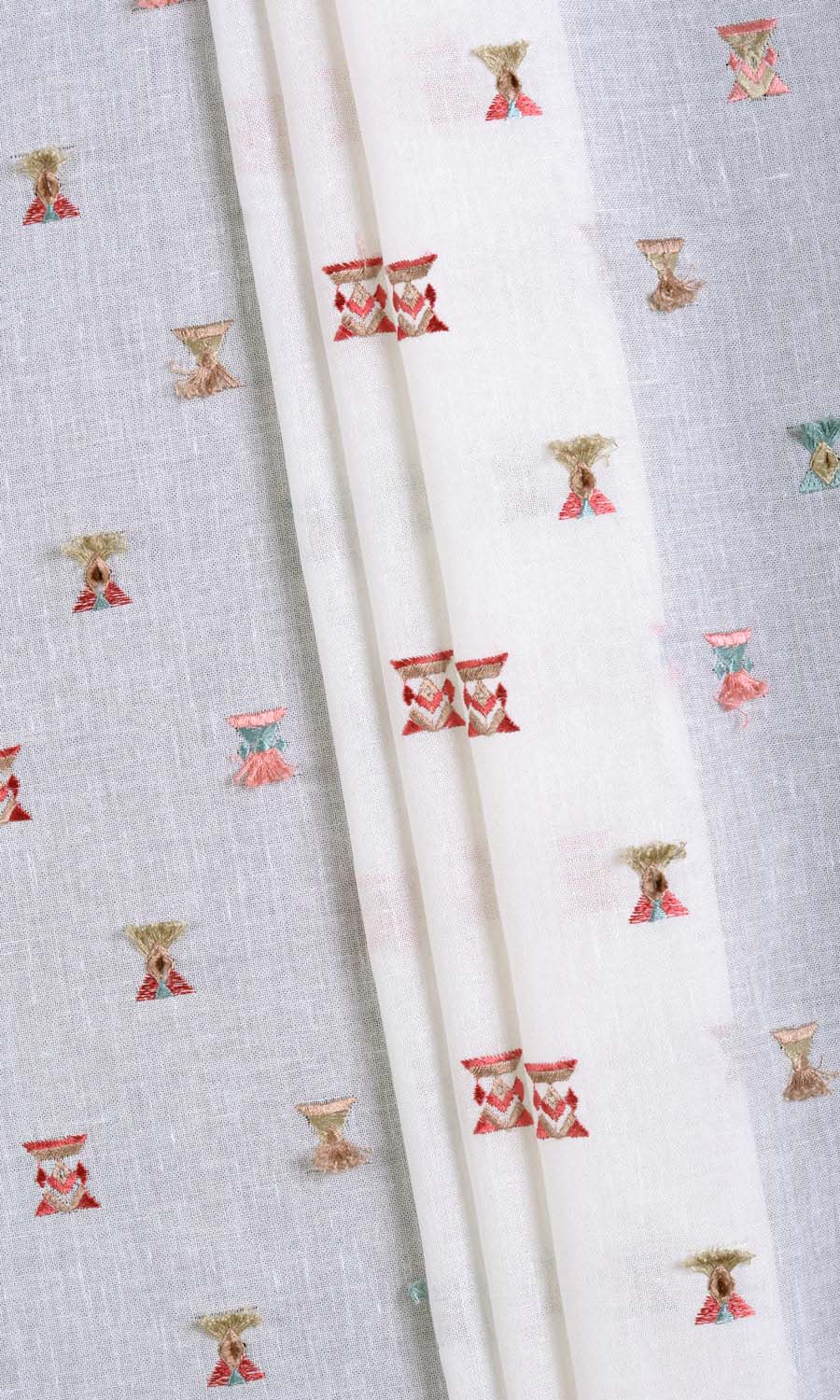 Semi Sheer Flat, Plain, Fake, Faux, European Relaxed Roman Blinds (Red/ Pink/ Beige/ Blue/ White)