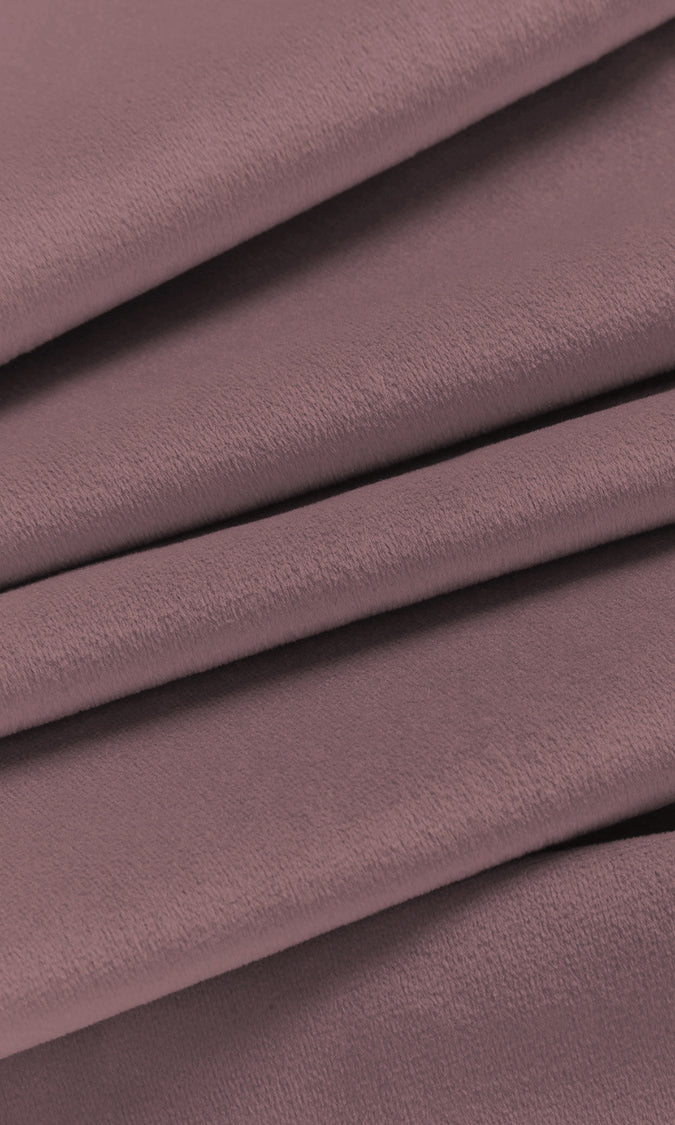 Velvet Home Décor Fabric By the Metre (Dusty Pink)