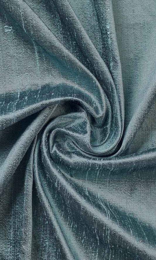 Dupioni Silk Home Décor Fabric Sample (Dark Grey)