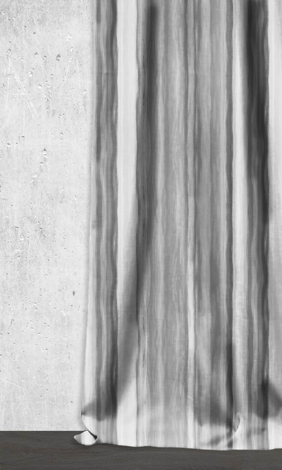 Dimout Striped Roman Shades (Grey) for Living, Bedroom, Kitchen, Bathroom
