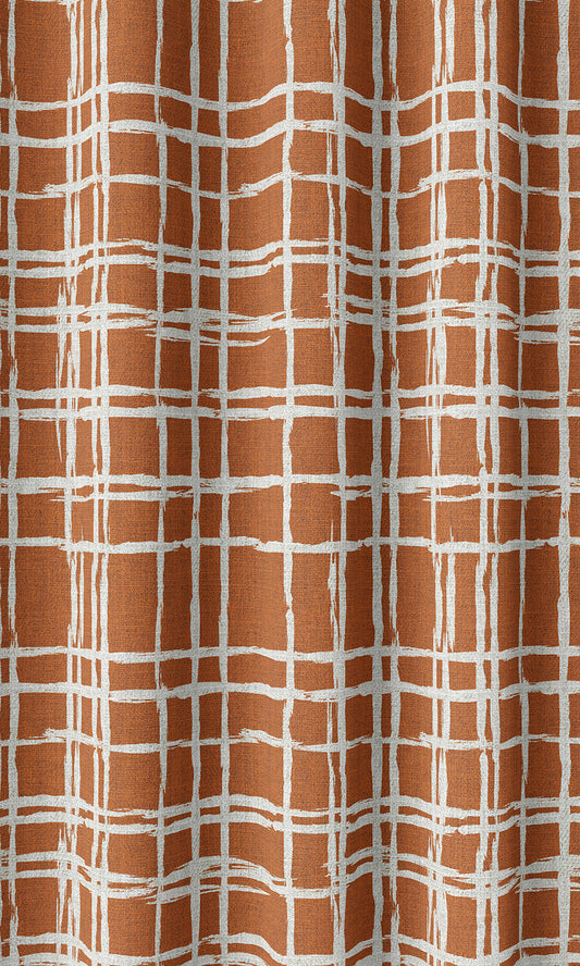Abstract Patterned Shades (Orange/ White)