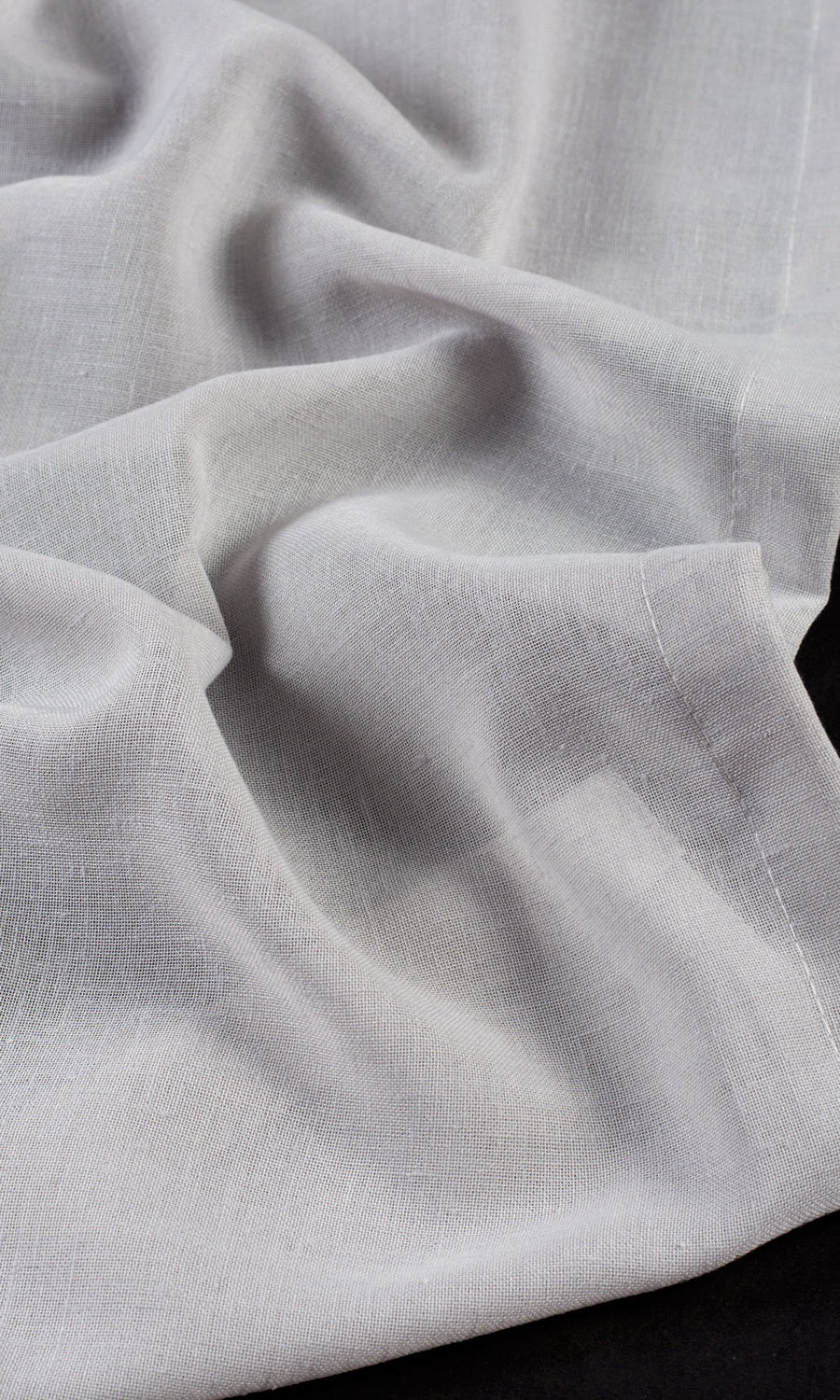 Plain Sheer Made-to-Measure Roman Blinds (Cool Gray)