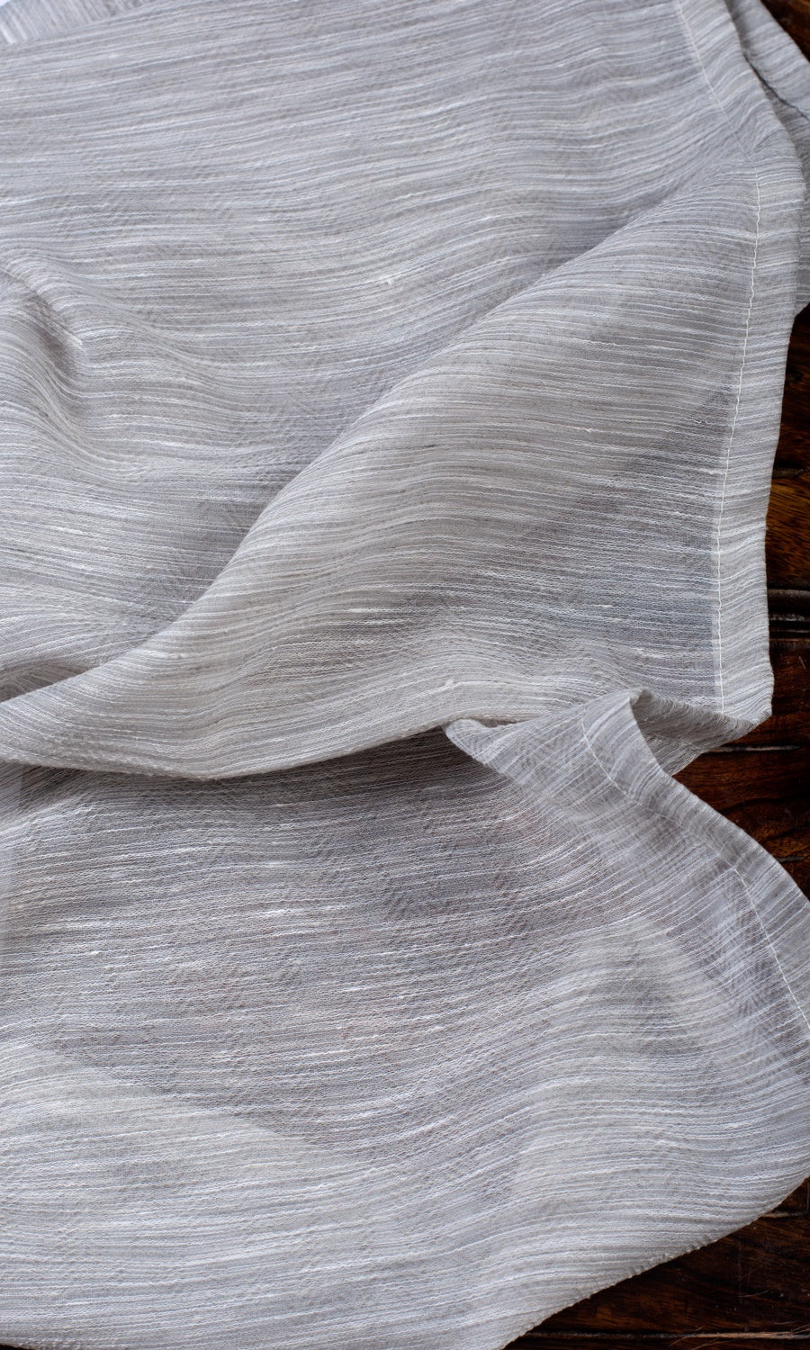 Textured Sheer Made-to-Measure Roman Blinds (Heather Gray)