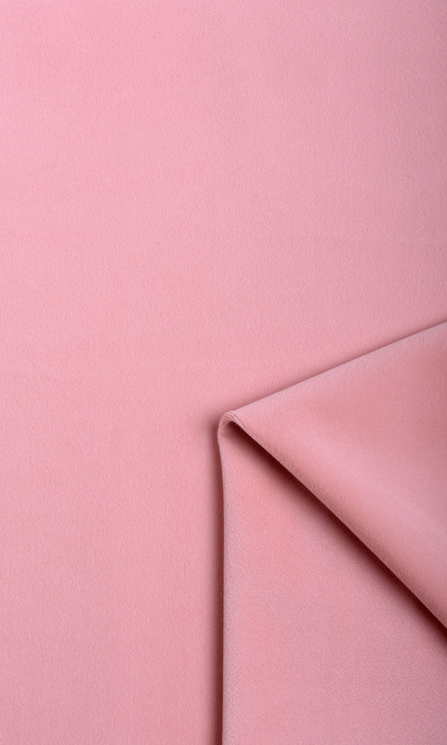 Velvet Flat, Plain, Fake, Faux, European Relaxed Roman Blinds (Soft Pink)