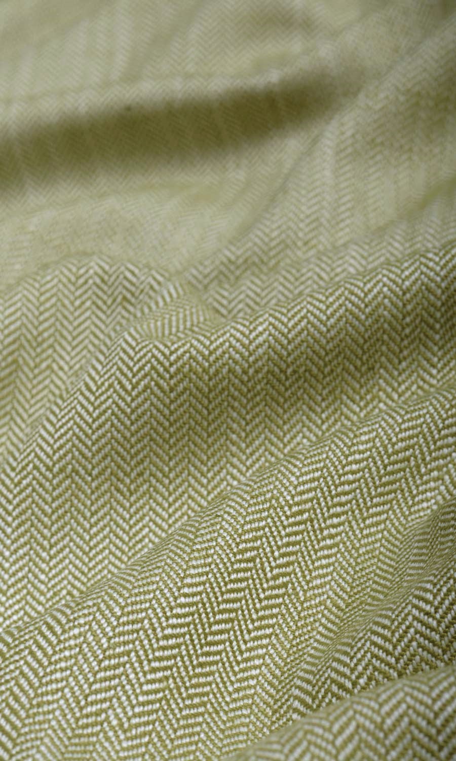 Herringbone Textured Roman Blinds & Window Shades (Olive Green)