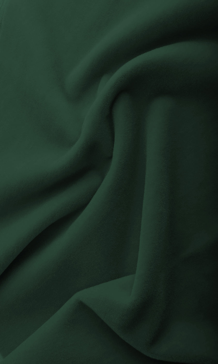 Velvet Flat, Plain, Fake, Faux, European Relaxed Roman Blinds (Emerald Green)