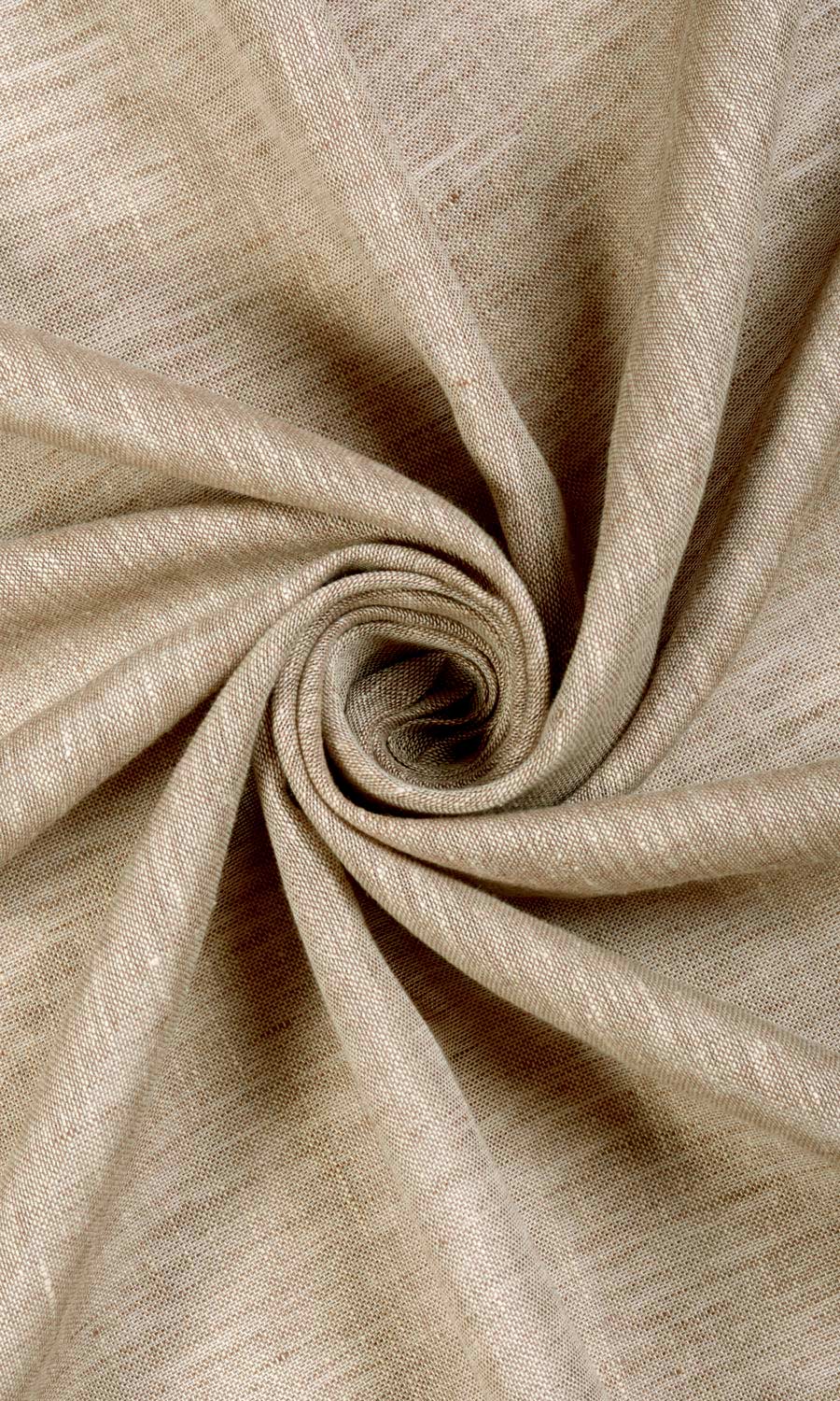 Linen Sheer Shades (Beige/ Brown/ Umber) Extra Long Short Wide