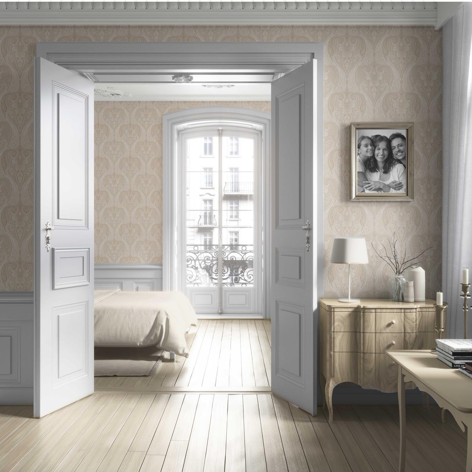 Neutral Paisley Floral/ Damask Patterned Living Room Wallpaper (Beige/ Soft Taupe)