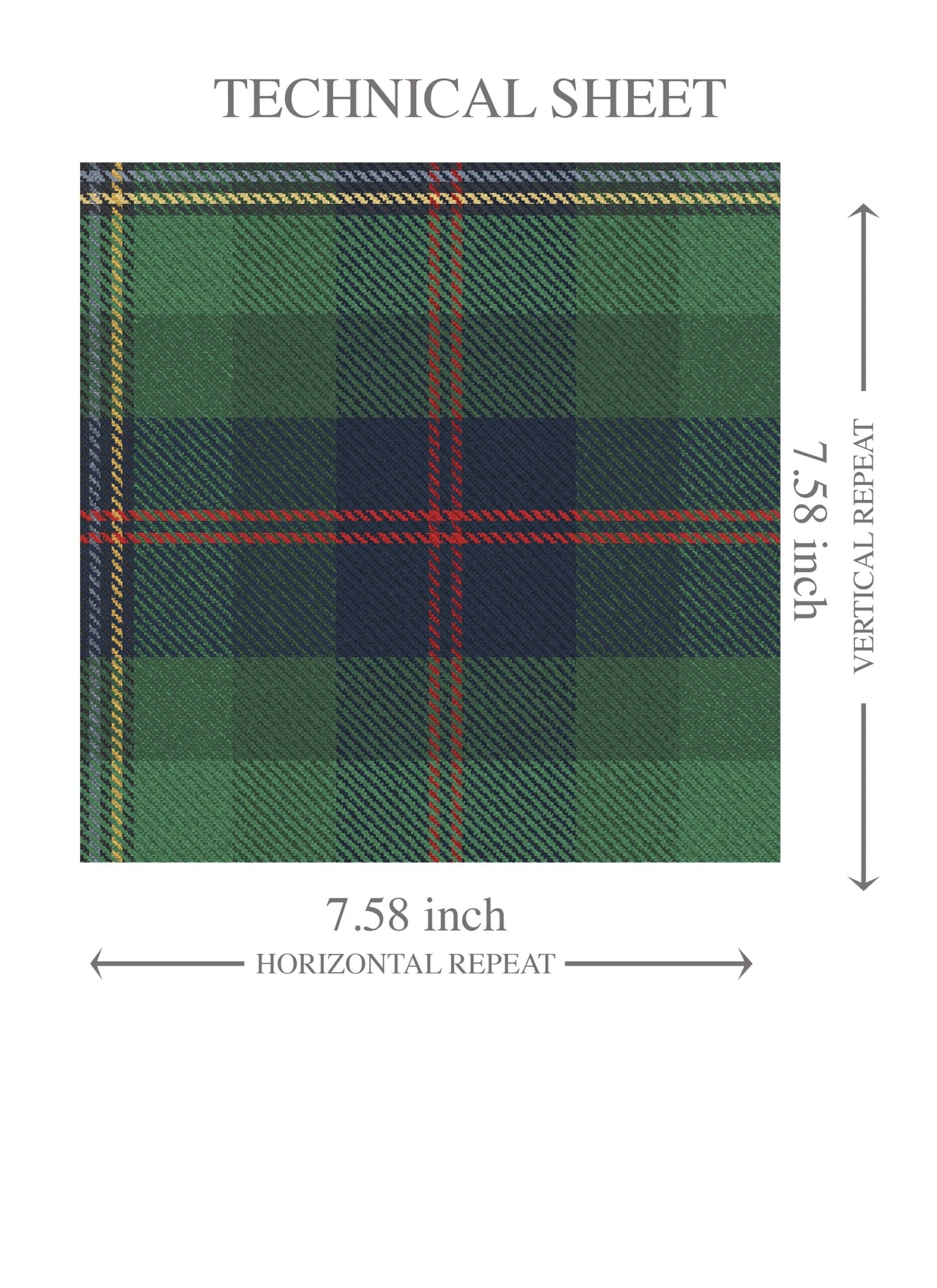 Geometric Plaid Checkered Kids Room Wallpaper (Green/ Navy Blue/ Red/ Yellow)