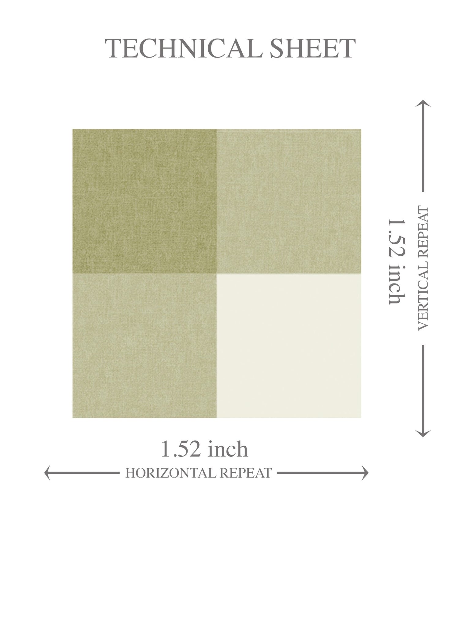 Geometric Gingham Checkered Kids Room Wallpaper (Green)