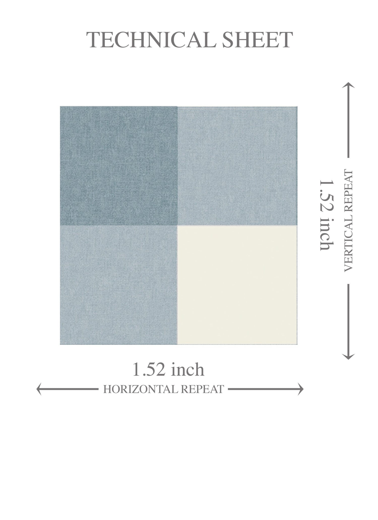 Geometric Gingham Checkered Kids Room Wallpaper (Blue)