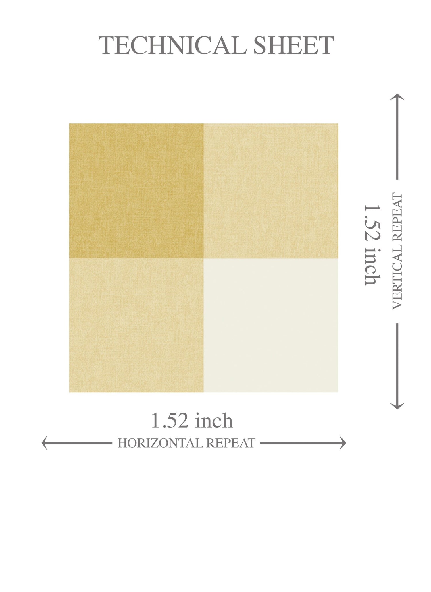 Geometric Gingham Checkered Kids Room Wallpaper (Yellow)