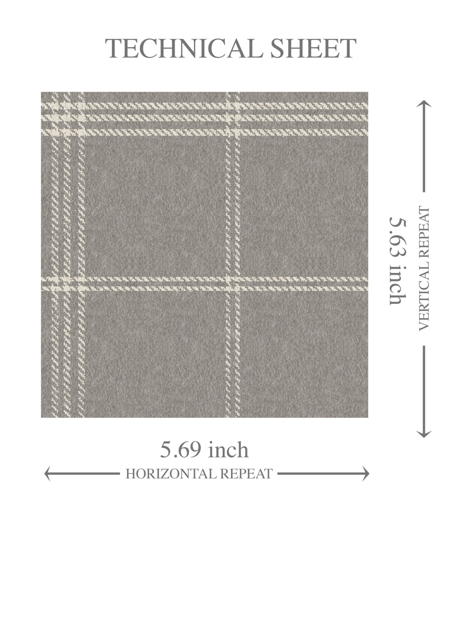 Neutral Geometric Plaid Checkered Kids Room Wallpaper (Gray)