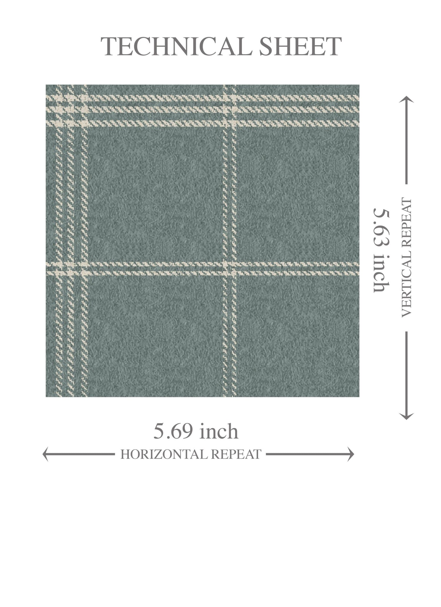 Geometric Plaid Checkered Kids Room Wallpaper (Blue-Gray)