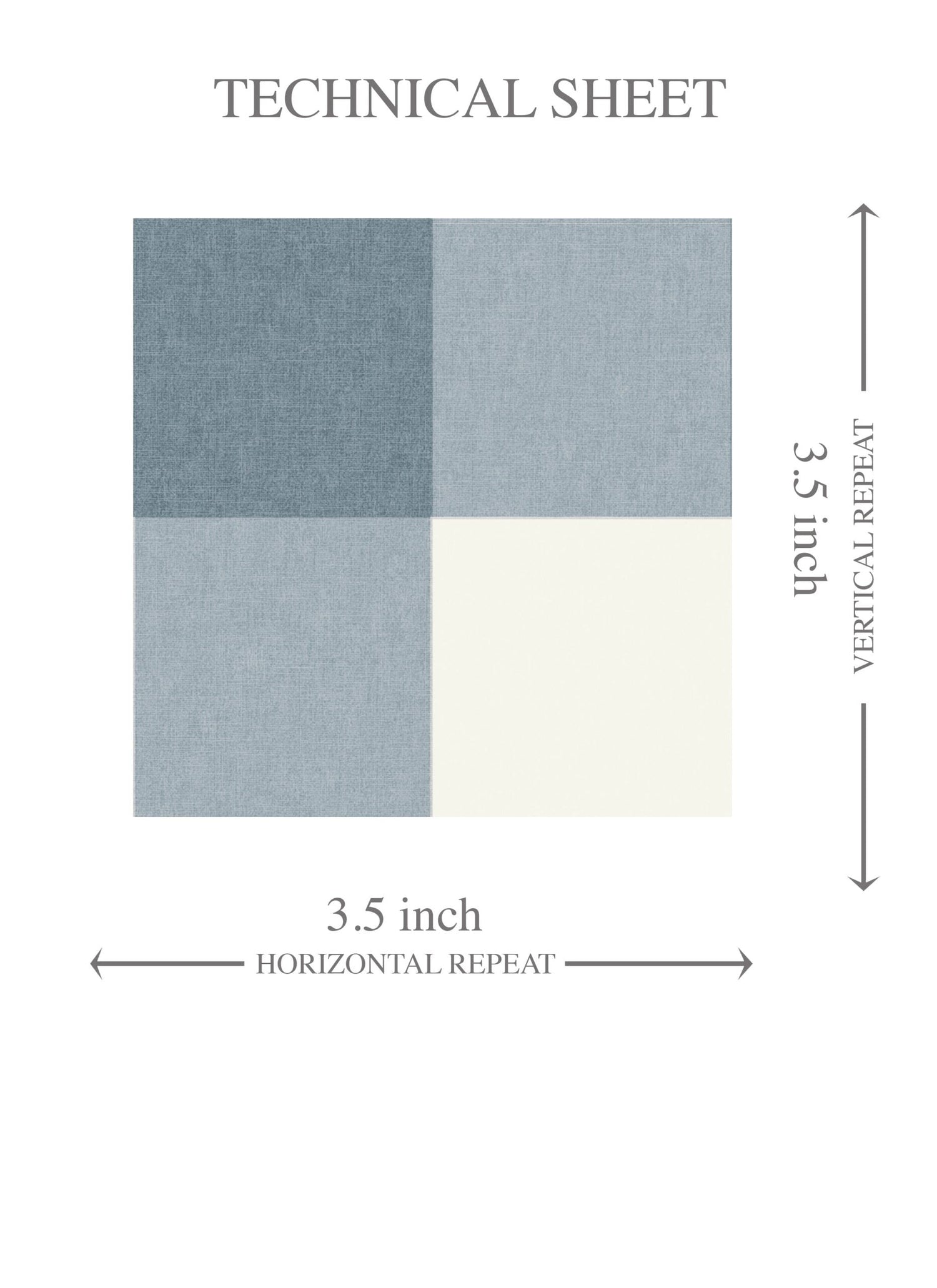 Geometric Gingham Checkered Kids Room Wallpaper (Navy Blue)