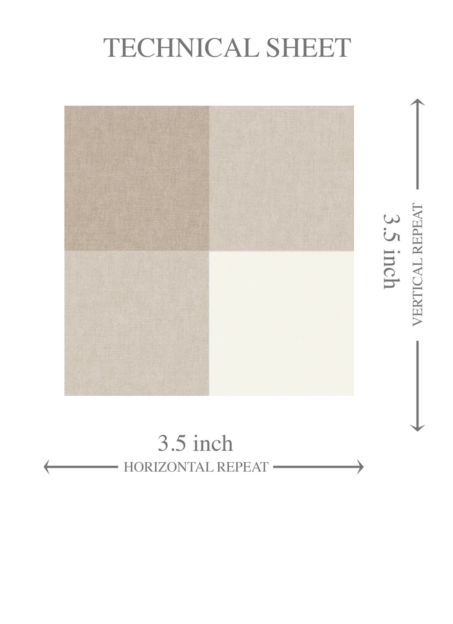 Neutral Geometric Gingham Checkered Kids Room Wallpaper (Light Beige/ Greige)