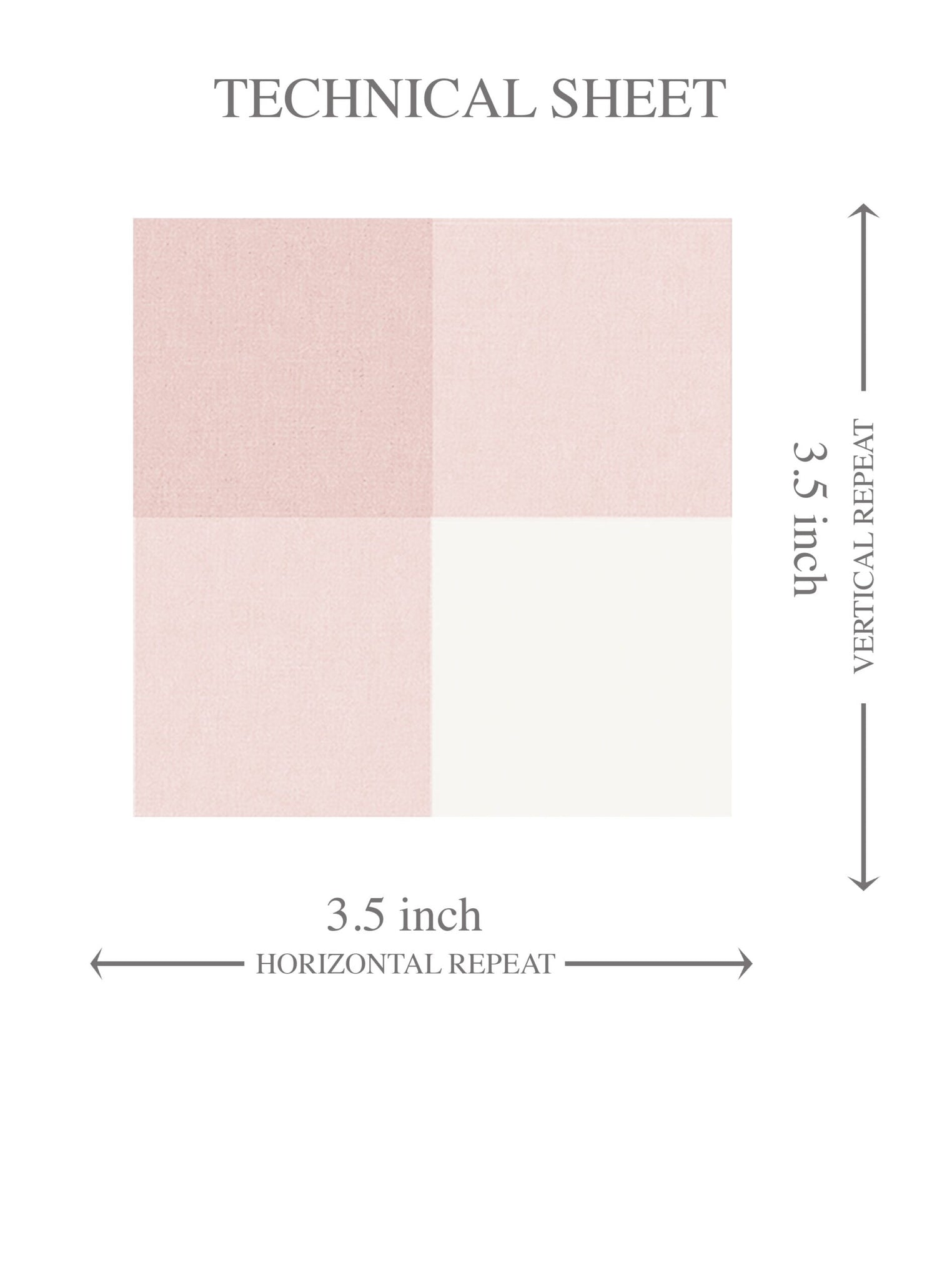 Geometric Gingham Checkered Kids Room Wallpaper (Baby Pink)