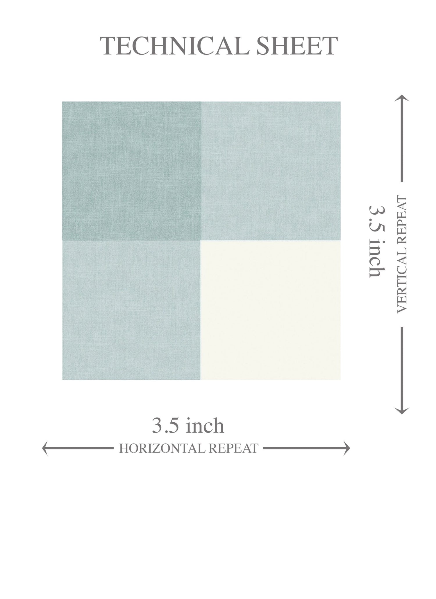 Geometric Gingham Checkered Kids Room Wallpaper (Seafoam Blue)